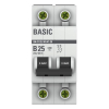 Автоматический выключатель EKF Basic ВА 47-29 2Р 25А 4,5кА (х-ка B) mcb4729-2-25-B