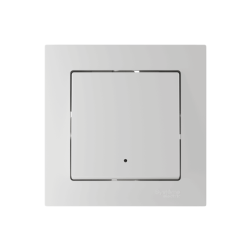 Выключатель Systeme Electric AtlasDesign Smart SBER Zigbee 1-клавишный с нейтралью 10А, схема 1 (белый) ATN000115Z
