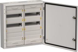 Щит металлический навесной TITAN 5 ЩРн-72 (2х3х12) 585х570х140 IP54 серый TI5-50-N-2X036-54-7035
