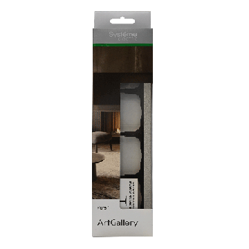 Рамка ArtGallery Pure SE четырехместная камень (cланец) GAL373304