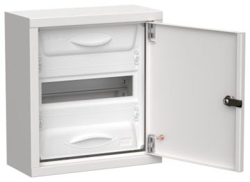 Щит металлический навесной IEK TITAN 5 ЩРн-12 (1х12) 335х310х140 IP31 белый TI5-50-N-012-31