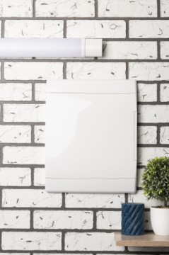 EKF SlimBox Щит распределительный ЩРВ-П-24 "SlimBox" белая дверца IP41 sb-v-24w