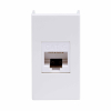 Компьютерная розетка DKC Viva RJ45 кат. 6A 8P8C (белая) 1мод 45078
