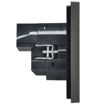 Зарядка USB (А+A) с розеткой FORTE&PIANO 3,1А FP345 (серый) FP-R14-16-U21-D31-K03