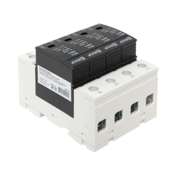 Ограничитель импульсных напряжений EKF PROxima ОПВ-C/4P In 20кА 400В с сигн.. opv-c4