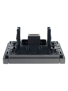 Розетка HDMI IEK FORTE&PIANO FP540 (сталь) FP-H10-K46