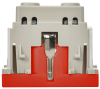 Розетка IEK PRIMER 2P+E со шторками 2 модуля РКС-20-32-П-К (красный) CKK-40D-RSZK2-K04-K