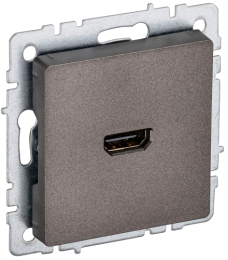 Розетка HDMI IEK BRITE темная бронза РHDMI-0-БрТБ BR-H10-K45