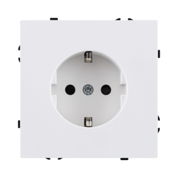 Розетка штепсельная SCHUKO 16A/250 В, белый матовый Kollinger Eclipse EC-014WH EC-014WH