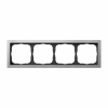 Рамка ArtGallery Pure Systeme Electric четырехместная металл (алюминий) GAL312104