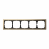 Рамка ArtGallery Pure Systeme Electric пятиместная металл (латунь) GAL312205