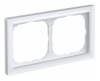 Рамка ArtGallery Pure SE двухместная стекло (белая) GAL320102