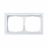 Рамка ArtGallery Pure SE двухместная стекло (белая) GAL320102