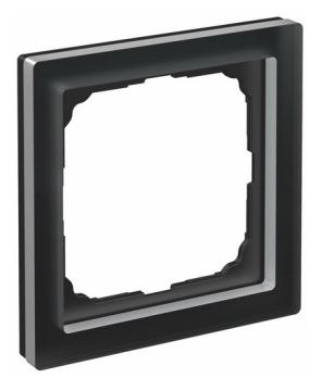 Рамка ArtGallery Pure SE одноместная стекло (черная) GAL321001