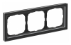 Рамка ArtGallery Pure SE трехместная стекло (черная) GAL321003
