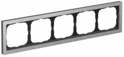 Рамка ArtGallery Pure SE пятиместная стекло (алюминий) GAL320305