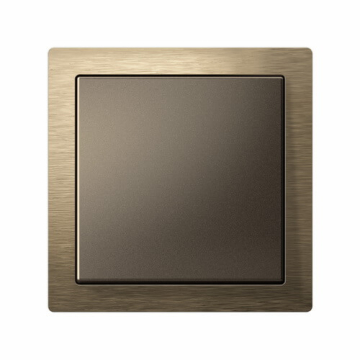 Рамка ArtGallery Pure Systeme Electric одноместная металл (латунь) GAL312201