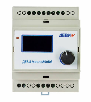 Терморегулятор ДЕВИ Meteo 850RG на шину DIN с датчиком температуры на проводе 10А 140F1085R