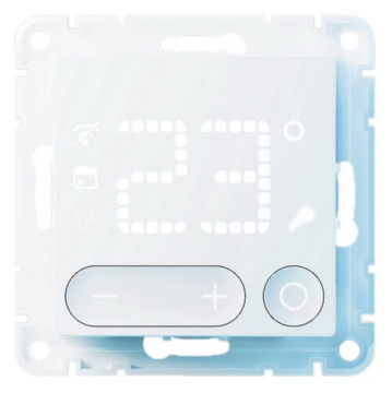 Термостат умный для тёплого пола AtlasDesign Smart Zigbee (белый) ATN000138Z