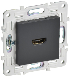 Розетка HDMI IEK SKANDY SK-H01T (титан) SK-H10-K48