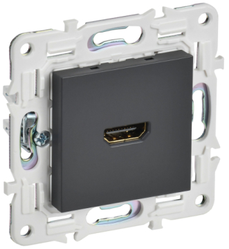 Розетка HDMI IEK SKANDY SK-H01T (титан) SK-H10-K48