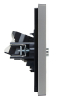 Розетка TV+RJ45 кат.5E FORTE&PIANO FP536 (сталь) FP-AK20-1-K46