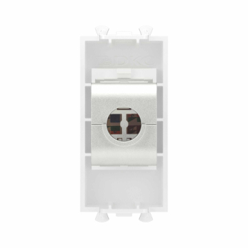 Компьютерная розетка DKC Avanti RJ-45 без шторки кат. 6А экранированная 1 модуль (белое облако) 4400771