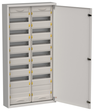 Щит металлический навесной IEK TITAN 5 ЩРн-168 (2х7х12) 1085х570х140 IP31 серый TI5-50-N-2X084-31-7035
