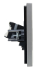 Розетка компьютерная двойная RJ45 FORTE&PIANO кат.5E FP533 (сталь) FP-K20-1-K46
