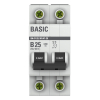 Автоматический выключатель EKF Basic ВА 47-29 2Р 25А 4,5кА (х-ка B) mcb4729-2-25-B