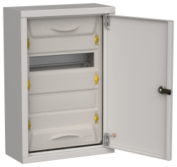 Щит металлический навесной IEK TITAN 5 ЩРн-24 (2х12) 460х310х140 IP31 серый TI5-50-N-024-31-7035