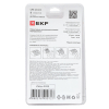 EKF Клемма СМК 221-413 с рычагом 3 отверстия 0.2-4.0 мм2 блистер PROxima plc-smk-221-413b-20