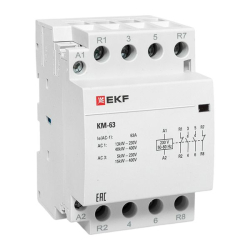 Контактор модульный EKF PROxima КМ 63А 2NО+2NC (3 мод.) km-3-63-22