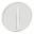 Лицевая панель Legrand Celiane для тонкого одноклавишного выключателя с подсветкой (белая) 065003