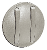 Лицевая панель Legrand Celiane для тонкого двухклавишного выключателя (титан) 065102