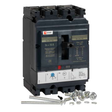 Автоматический выключатель EKF PROxima ВА-99C (Compact NS) 160/ 16А 3P 36кА mccb99C-160-16