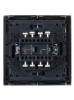 Выключатель 2-кл проходной с индикатором FORTE&PIANO 10А FP508 (сталь) FP-V22-1-10-1-K46