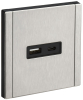 Розетка USB A+C FORTE&PIANO 18Вт FP751M (металл никель) FP-U22-018-M-K50