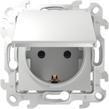 Розетка с крышкой влагозащищенная IP44 Simon 24 (белый) 2450448-030