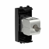 Компьютерная розетка DKC Avanti RJ-45 без шторки кат. 6 экранированная 1 модуль (черный квадрат) 4402791