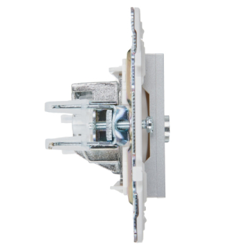 Розетка TV оконечная IEK SKANDY SK-A12S (серебряный) SK-A10-O-K23