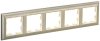 Рамка 5-м BRITE DECOR Шампань/беж 3D-форма РУ-5-Бр BR-M52-12-3-K10