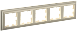 Рамка 5-м BRITE DECOR Шампань/беж 3D-форма РУ-5-Бр BR-M52-12-3-K10
