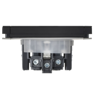 Розетка с крышкой FORTE&PIANO 16А IP44 FP821M (металл слоновая кость) FP-R16-16-44-M-K41