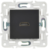 Розетка HDMI IEK SKANDY  SK-H01Bl (черный) SK-H10-K02