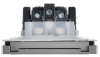 Розетка с крышкой FORTE&PIANO винтовое крепление 16А IP44 FP521 (сталь) FP-R16-16-44-K46