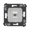 Компьютерная розетка Avanti RJ-45 без шторки в стену кат.6 одинарная экранированная (Белое облако) 4400793