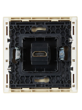 Розетка HDMI IEK FORTE&PIANO FP440 (ваниль) FP-H10-K10