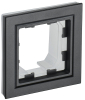 Рамка 1-м BRITE Черный IP44 РУ-1-БрЧ-44 BR-M12-44-K02