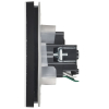 Розетка с крышкой FORTE&PIANO 16А IP44 FP221M (металл белый) FP-R16-16-44-M-K01